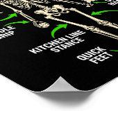 Poster Pickleball player anatomy funny dink pickle ball (Coin)