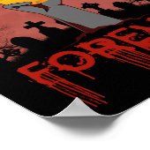 Poster Pickleball pour toujours pour Halloween (Coin)