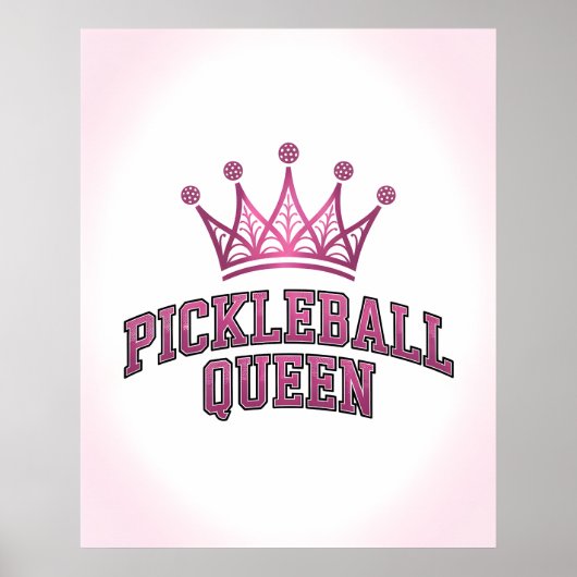 Poster Pickleball Queen (Devant)