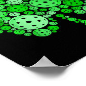 Poster Pickleball Shamrock Saint-Patrick Pickleball (Coin)