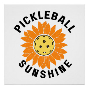 Poster Pickleball soleil