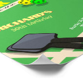 Poster Pickleball Thème Sport Diner Anniversaire Fête (Coin)