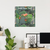 Poster Pickly Pear Cactus (Bureau à domicile)
