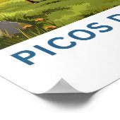 Poster Picos de Europa Espagne (Coin)