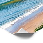 Poster Picque d'été au bord de la côte (Coin)