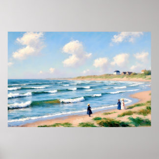 Poster Picque d'été au bord de la côte