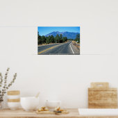 Poster Pics de San Francisco, bâtisse, autoroute 66 (Cuisine)