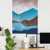 Poster Pics des Blue Mountain (Bureau à domicile)