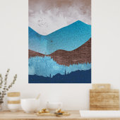 Poster Pics des Blue Mountain (Cuisine)