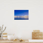 Poster Pics enneigés Woodfjord Svalbard (Cuisine)