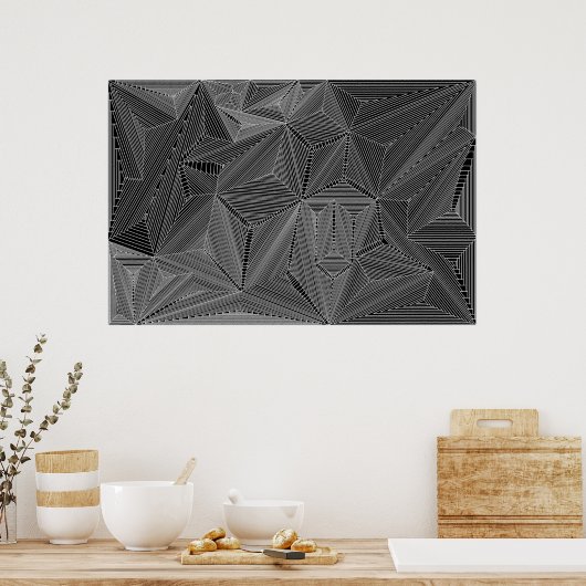 Poster Pics et creux (Cuisine)