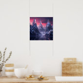 Poster Pics glacés du Royaume du Crépuscule (Cuisine)