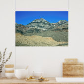 Poster Pics superposés du désert de Mojave (Cuisine)