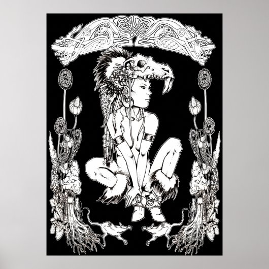 Poster Pictish Preistess (Devant)