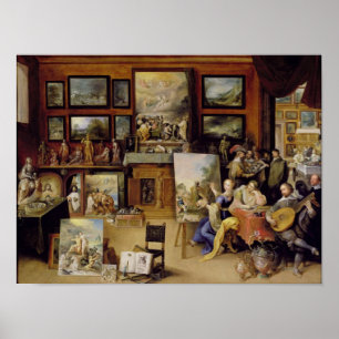 Poster Pictura, Poesis et Musica dans un Pronkkamer