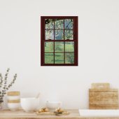 Poster Picture Window Landscape - Cherry Blossoms (Cuisine)