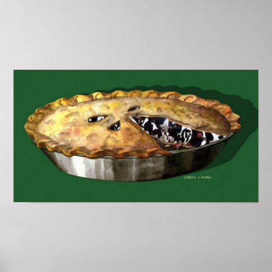 Poster 'Pie à la vache' (Devant)