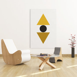 Poster Pièce à équilibre triangulaire