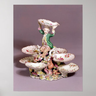 Poster Pièce centrale de la table Derby, 1760-65