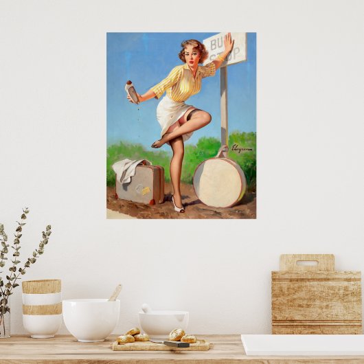 Poster Pièce d'arrêt de bus (Cuisine)