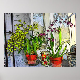 Poster Pièce de jardin