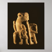 Poster Pièce d'échecs du chevalier (Devant)