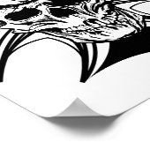 Poster Pièce d'illustration de croix de couronne d'épine (Coin)