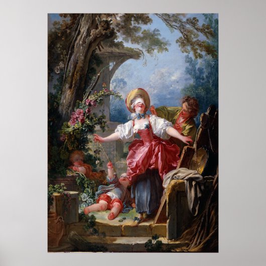 Poster Pièce maîtresse de Rococo Blind-Man's Buff (Devant)