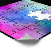 Poster Pièce manquante de l'autisme (Coin)