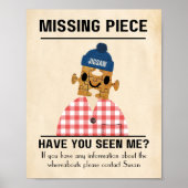 Poster Pièce manquante Jigsaw Puzzle amusant et jeux (Devant)