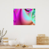 Poster Pièce rose Paisible Art Accent (Cuisine)