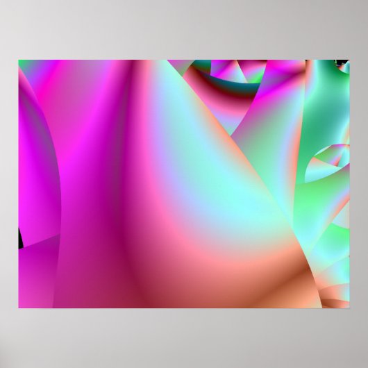 Poster Pièce rose Paisible Art Accent (Devant)