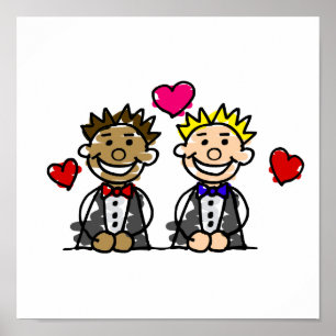 Poster Pièces bi-raciales