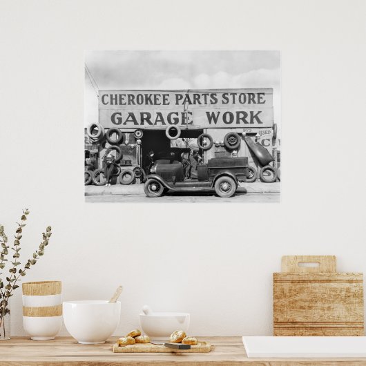 Poster Pièces d'auto Cherokee : 1936 (Cuisine)