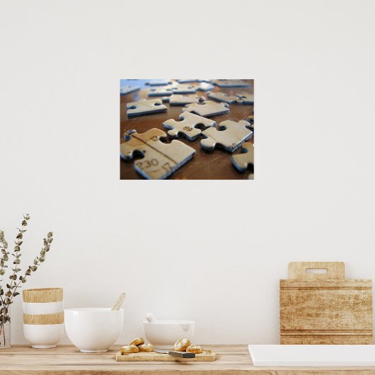 Poster Pièces de puzzle (Cuisine)