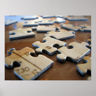 Poster Pièces de puzzle