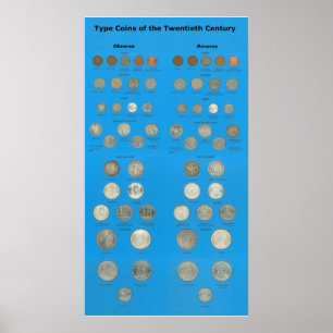 Poster Pièces de type US
