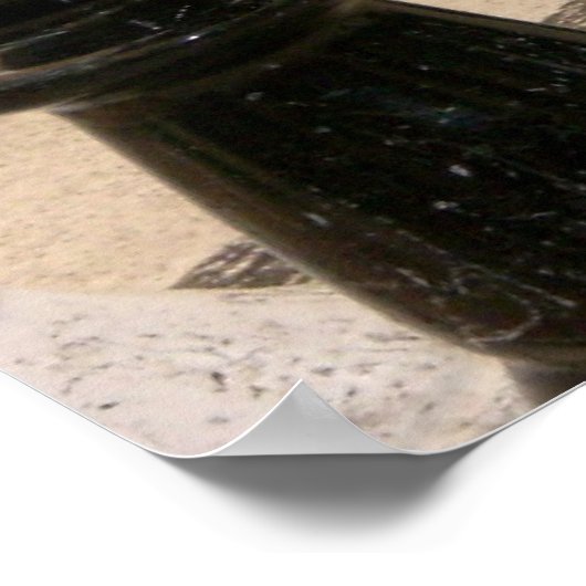 Poster Pièces d'échecs géantes (Coin)