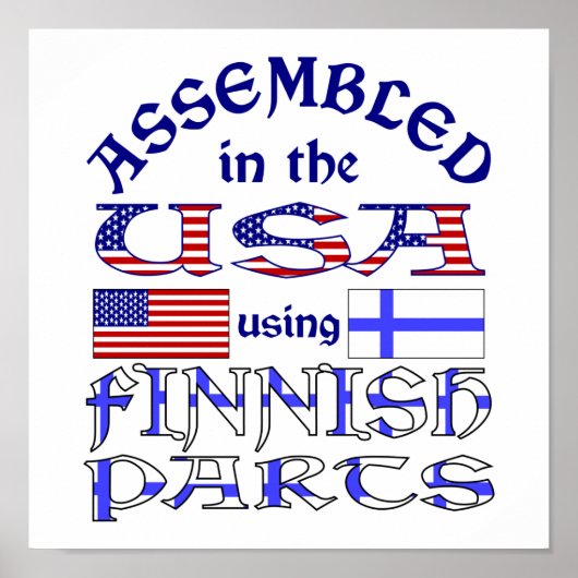 Poster Pièces finlandaises (Devant)