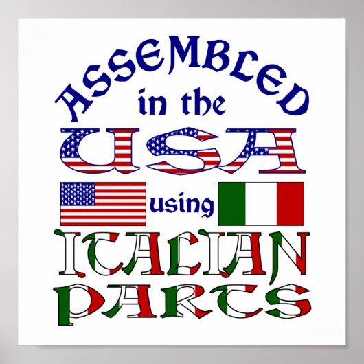 Poster Pièces italiennes (Devant)