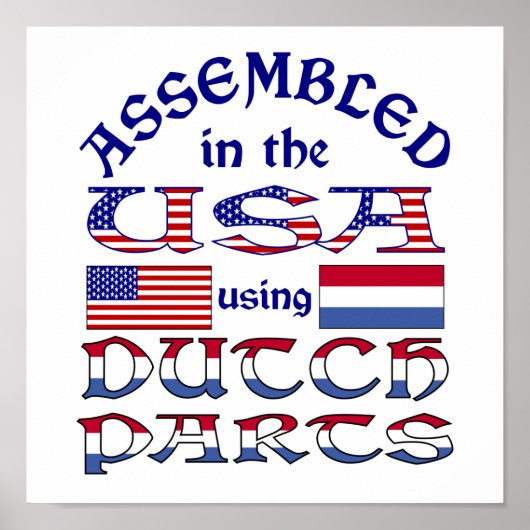 Poster Pièces néerlandaises (Devant)