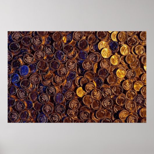 Poster Pièces Sterling (Devant)