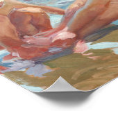 Poster Pied blessé Joaquín Sorolla Impressionniste espagn (Coin)