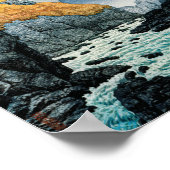 Poster Pied du mont Ashitaka (1932) par Hiroaki Takahashi (Coin)