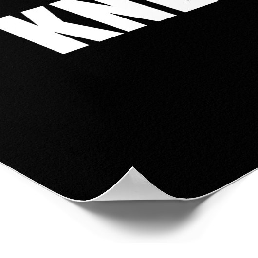 Poster Pied Pour Drapeau À La Croix (Coin)