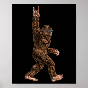 Poster Pied Pour Hommes Et Femmes - Rock Sur Sasquatch Bi