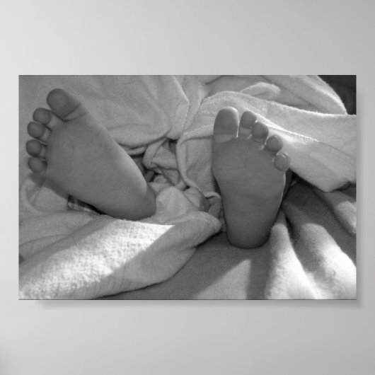 Poster Pieds bébé (Devant)