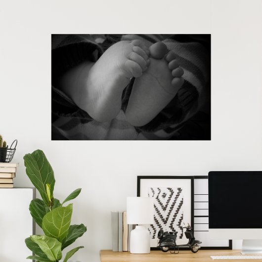 Poster Pieds bébé (Bureau à domicile)