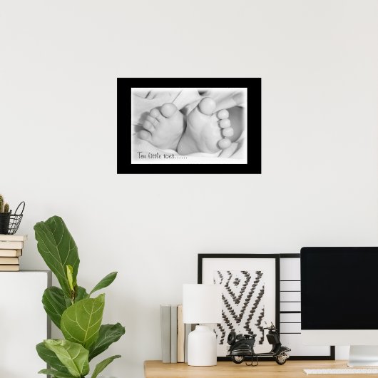 Poster Pieds bébé (Bureau à domicile)
