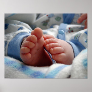 Poster Pieds bébé mignons